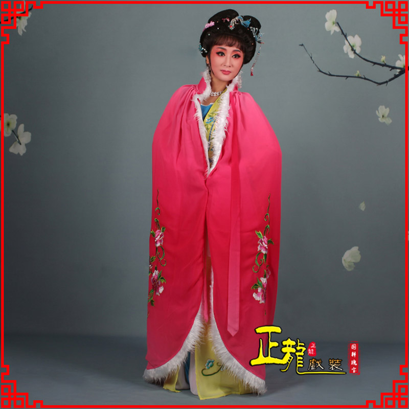 广州小花旦绣花斗篷 花旦披风